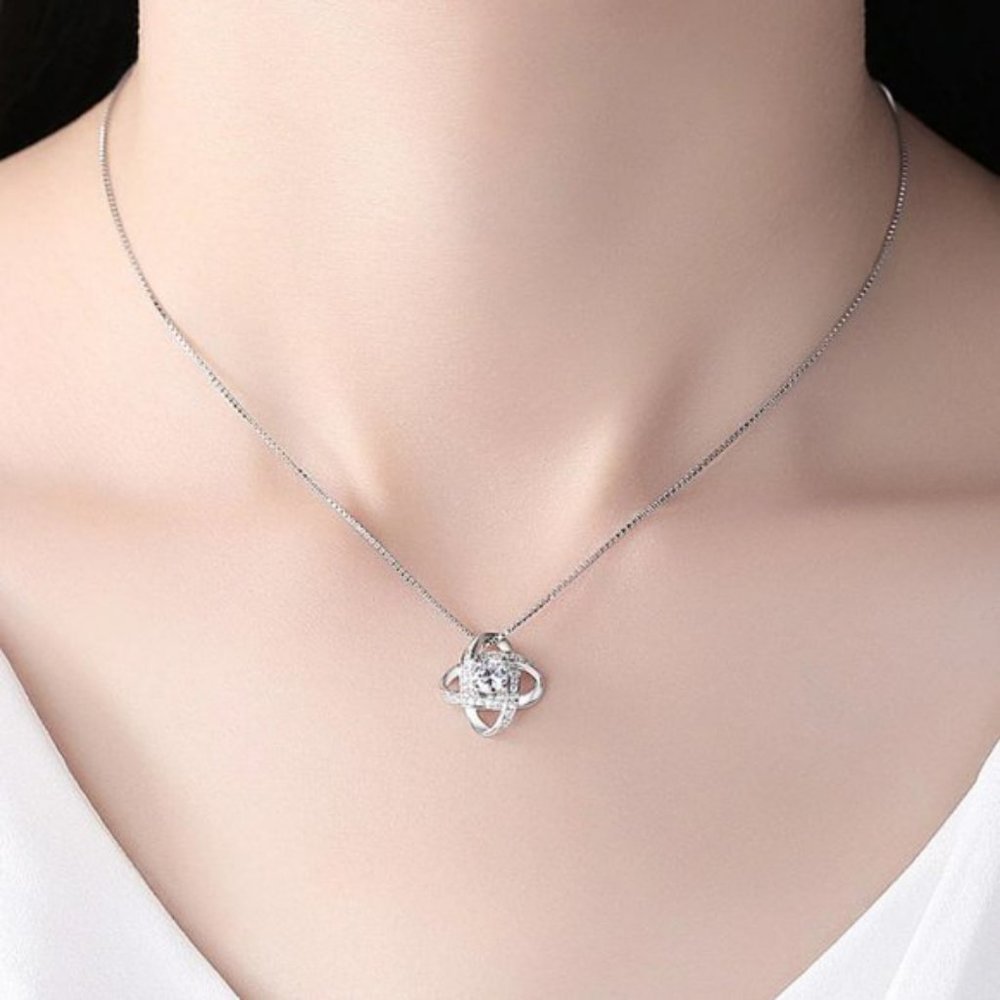 *NEW[Set of 3]925 Sterling Silver Diamond Infinity - Picture 3 of 8
